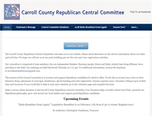 Tablet Screenshot of ccgop.net